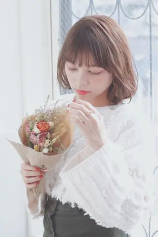 ミディアム カラー パーマ 🍊千葉 未来🍊店長のヘアスタイル