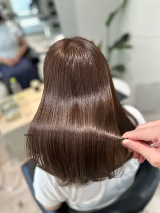 ロング カラー cue所属・mayu/カラー /縮毛矯正/ブリーチのヘアスタイル