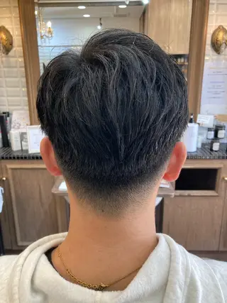 ショート メンズ ルピナス中田店長 山口大地のヘアスタイル