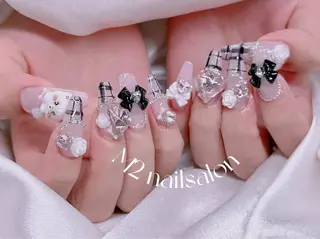 ネイル 長さだし専門店 M2 rikaのネイルデザイン