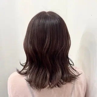 セミロング カラー レイヤーカット / 栄 / はるな🌼のヘアスタイル