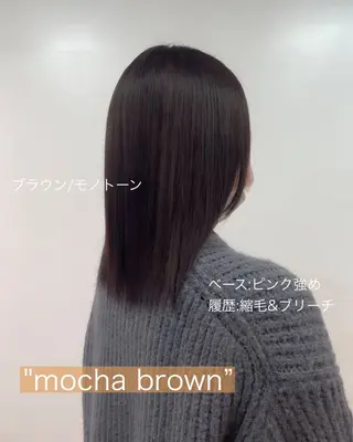 ミディアム 髪質改善/艶カラー 🤍mizueのヘアスタイル