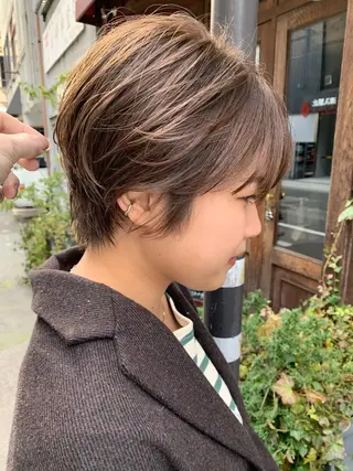 ショート ボブ/レイヤー/ ショートcovo代表のヘアスタイル
