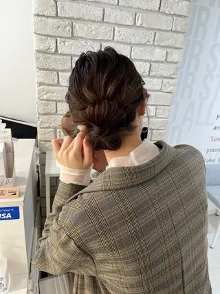 セミロング 大城 美月のヘアスタイル