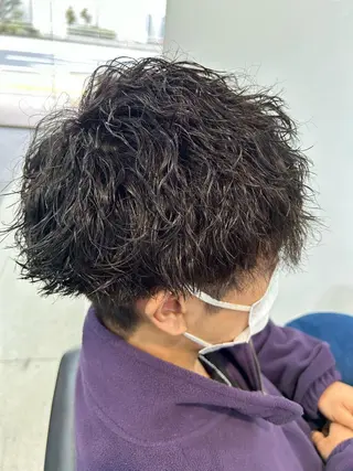 ショート パーマ メンズ メンズパーマの達人 /タカシマ　ダイスケのヘアスタイル