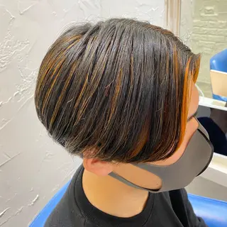 ショート カラー メンズ uros.所属・メンズパーマ/ エクステ🌞セナのヘアスタイル