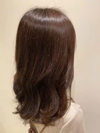 セミロング カラー 艶髪🌿美髪 大塚礼乃【西荻窪】のヘアスタイル