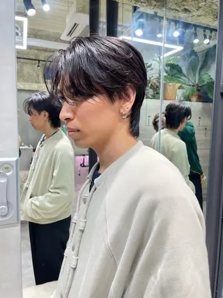 セミロング カラー the path shogo🌻のヘアスタイル