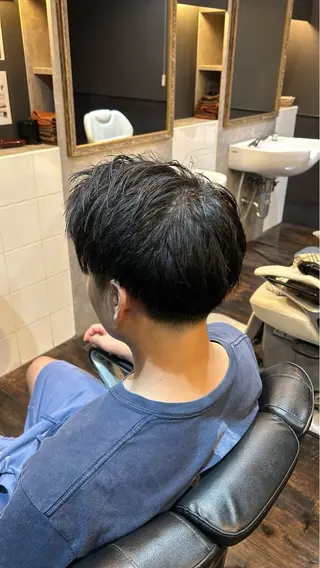 ショート 🌟夜から通える🌟 メンズ専門店長RENのヘアスタイル