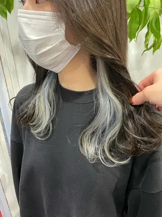 カラー 【店長】インナー指名 No.1戸塚優思のヘアスタイル