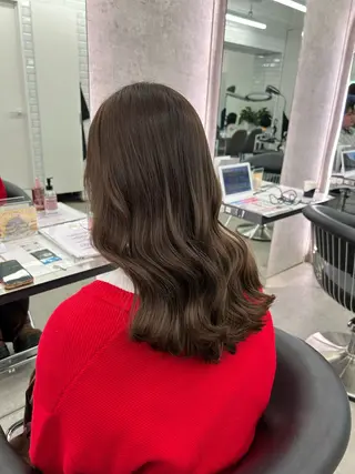 セミロング 髪質改善/カラー 山口蒼太のヘアスタイル