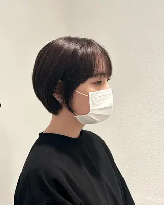 ショート ヘアセット/暖色 /レイヤー 山田寛菜のヘアスタイル