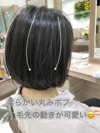 ミディアム 大人女性のショート ・ボブ✂︎沼尻典祥のヘアスタイル