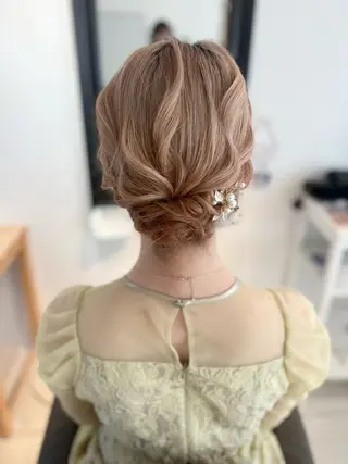 ヘアアレンジ 大人可愛いヘアメイク 💋🧚‍♀️しずかのヘアスタイル