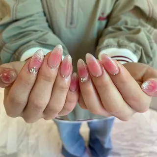 ネイル クルミ/ 💕ワンホンネイルのネイルデザイン