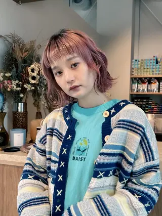 ミディアム yelm (official)のヘアスタイル