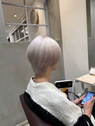 カラー メンズ hono🐬カラー 特化/ハイトーンのヘアスタイル