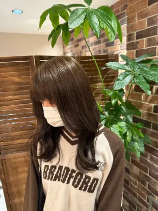 ミディアム カラー AROMAhair 🩵AYAKOのヘアスタイル