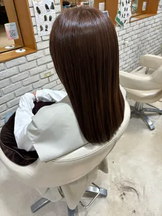 セミロング カラー 南 颯七のヘアスタイル