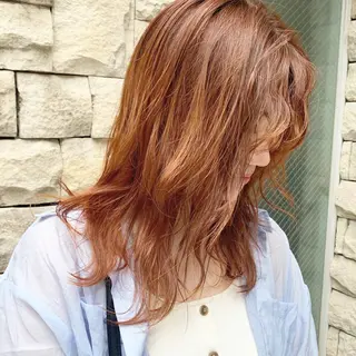 ミディアム カラー EMANON天神所属・Hitomi Ezakiのヘアスタイル