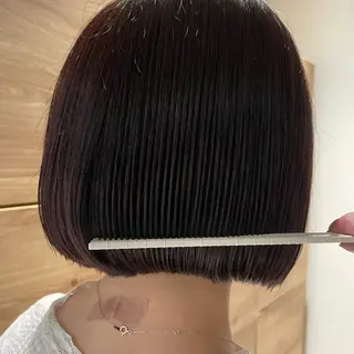 ショート 葉月/ボブ/ 透明感カラー／中目黒のヘアスタイル