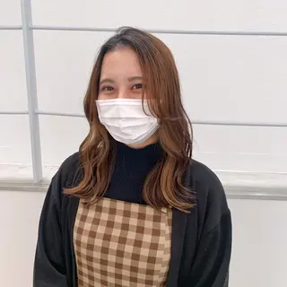 セミロング aoi /パーマ /まるみショートのヘアスタイル