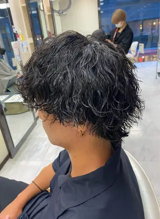 パーマ メンズ 🌴パーマオタク🌴 長谷川　諒佑🌈のヘアスタイル