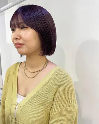 ショート カラー silo所属・silo MOKA 顔周りカット🦦のヘアスタイル