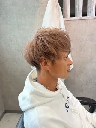 カラー メンズ パーマ特化美容師 佐藤壮流のヘアスタイル