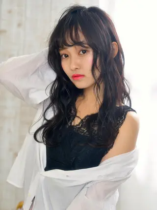 カラー RINA 🩵のヘアスタイル