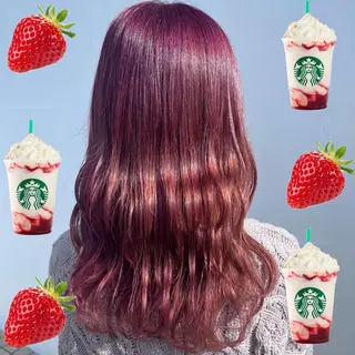 ロング カラー 韓国ヘア特化 💟 ララア 💟のヘアスタイル