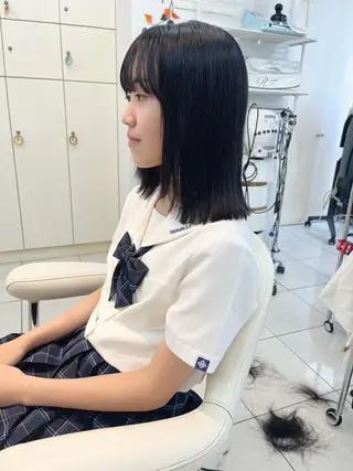 ミディアム アレンジ&ショート 💙YUKINOのヘアスタイル