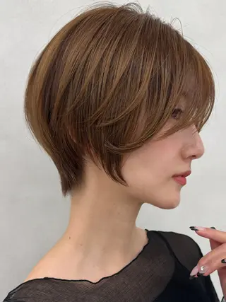 ショート 🫧透明感・透け感 color/RYUのヘアスタイル