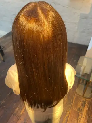 カラー キッズ 木藤 凛乃のヘアスタイル