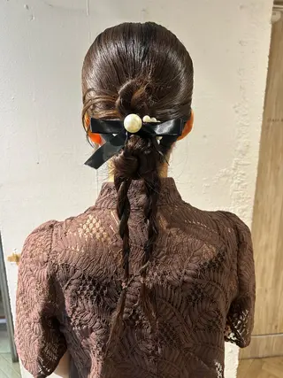 ロング ヘアアレンジ 艶カラー🌸アレンジ 🌹Sally🕊️のヘアスタイル