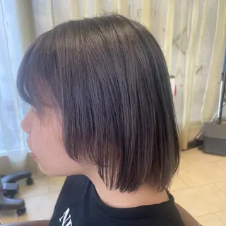 ミディアム カラー 西村 亜弥のヘアスタイル