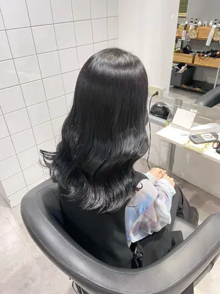 ロング カラー 💙ハイトーン韓国風 色白ヘア💙manaのヘアスタイル