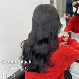 ロング カラー 韓国風艶カラー🪽 yuuna🪽🍨のヘアスタイル