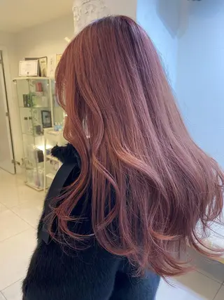 ロング カラー ヘアアレンジ マツエク・マツパ アイブロウ Noah's　Ark所属・透明感カラー🫧ヘア セット🫧松本菜月の眉毛・アイブロウイメージ