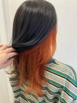 セミロング カラー アレンジ指名 no.1✨ｈａｋｏのヘアスタイル