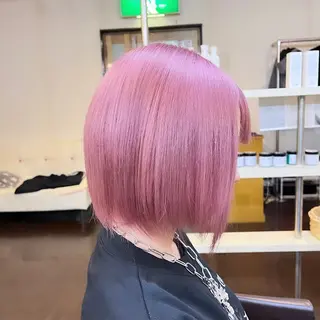 ショート カラー 編み込みエクステ/ ハイトーン りょすけのヘアスタイル