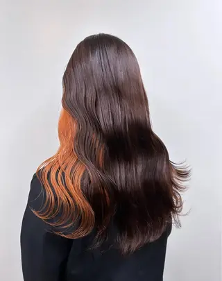ロング 近藤 楓花のヘアスタイル