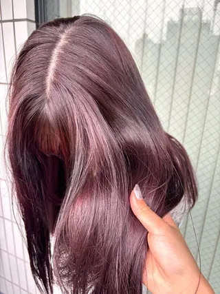 カラー 💫miyu💫デザ インカラー/アレンジのヘアスタイル