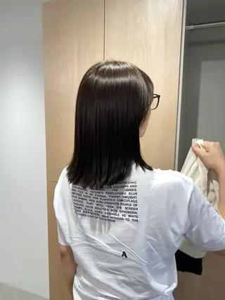 ミディアム カラー Rio 渋谷のヘアスタイル