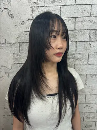 ロング 韓国レイヤーカット/ 🩶HARUKA🩶のヘアスタイル