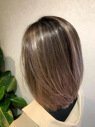 ミディアム カラー 山本 貴弘のヘアスタイル