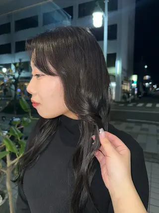 ロング カラー デザイン/レイヤー/ yuan⟡.·のヘアスタイル