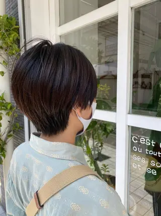 ショート わかばやし ゆうこのヘアスタイル