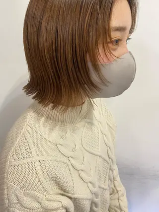 ショート ヘアアレンジ satsuki 暖色・ブラウンカラーのヘアスタイル
