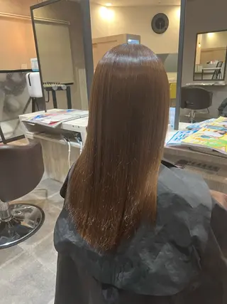 ロング まとまるツヤ髪カット ┆たんげ なるみのヘアスタイル